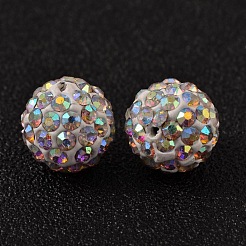 Perles de boule pavé disco &nbsp;RB-H258-10MM-101