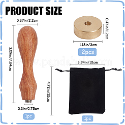 Set di timbri con sigillo di cera fai da te&nbsp;DIY-CP0010-27B