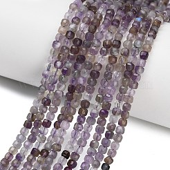 Natürlichen Amethyst Perlen Stränge&nbsp;G-C262-C08-3mm