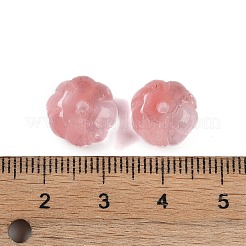 Ciliegio quarzo perle di vetro&nbsp;G-G124-02D
