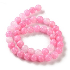 Naturali tinti giada bianca fili di perline&nbsp;G-M402-C03-07