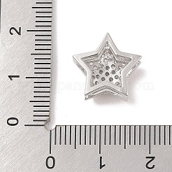 Gestell aus Messing mit klaren Zirkonia-Perlen&nbsp;KK-S380-23P