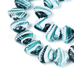 Perles vernissées manuelles&nbsp;LAMP-N033-01K