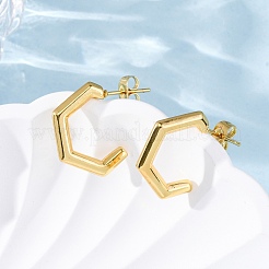 Boucles d'oreilles à tige en acier inoxydable 304 pour femmes&nbsp;EJEW-L296-033G-01