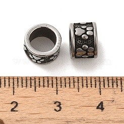 Colonna con impronta di zampa perline europee in acciaio inox 304&nbsp;LS-STAS-E215-02AS