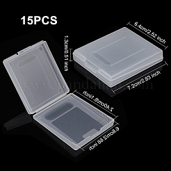 Rechteckige Plastikboxen&nbsp;CON-WH0087-20