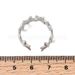 Offene Manschettenringe aus Edelstahl 304&nbsp;RJEW-K313-18P