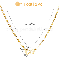 Collares de cadena de acero inoxidable 304&nbsp;NJEW-HS00006