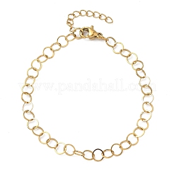 Bracelets à chaînes rolo en acier inoxydable 304 pour femmes&nbsp;BJEW-U043-02G