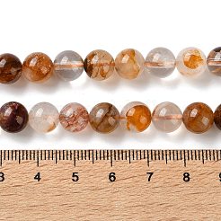 Natürlicher gelber hämatoider Quarz/goldene Heilerquarz-Perlenstränge&nbsp;G-C268-B01-02