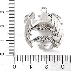 Tibetischer stil Aluminium Anhänger & Charms&nbsp;AL-C001-01AS