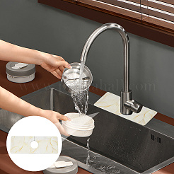 Gummi- und Kieselalgenschlamm-Wasserhahn-Waschbeckenmatte&nbsp;AJEW-WH0314-383
