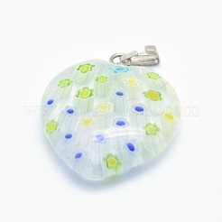 Manuell Millefiori Glas Anhänger&nbsp;LAMP-O016-05