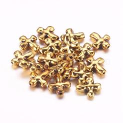Perline in lega stile tibetano&nbsp;PALLOY-A018-AG-NR