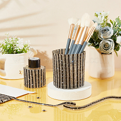 Glas Strass Hotfix Strass & Perlenband&nbsp;DIY-WH0016-64B