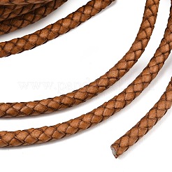 Cordon en cuir tressé avec âme&nbsp;WL-F009-5mm-02