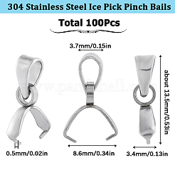 100 pieza de picahielos de acero inoxidable 304&nbsp;STAS-SC0005-60