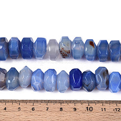 Chapelets de perles d'agate naturelle&nbsp;G-N356-01A-15