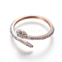 Anillos de puño de acero inoxidable 304&nbsp;RJEW-E158-02RG