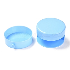 Scatole di gioielli in plastica rotonde&nbsp;OBOX-F006-07A