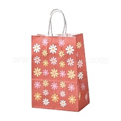 Rechteckige Geschenktüten aus Papier mit Sonnenblumenmuster&nbsp;CARB-L012-01C