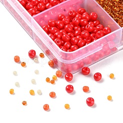 DIY 15 Gitter ABS-Kunststoff und Glasperlen Schmuckherstellung Finden Perlen Kits&nbsp;DIY-G119-02C