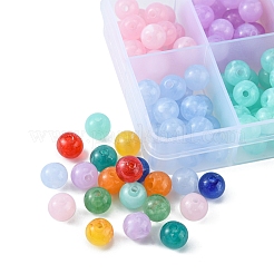 200 stücke 10 farben nachahmung edelstein acryl perlen&nbsp;OACR-FS0001-19