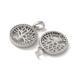 Pendentifs en laiton avec micro pavé de zircone cubique&nbsp;KK-R210-21P-01
