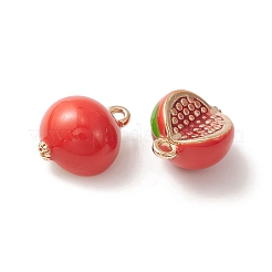 2 ciondoli in ottone smaltato&nbsp;KK-YW0001-78