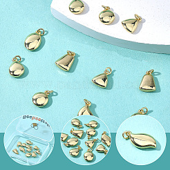 12 Stück 6 Stile Messing Charms&nbsp;KK-BBC0024-82