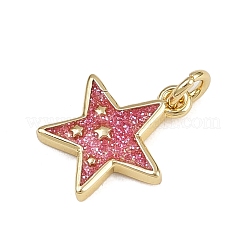 Messing Emaille Anhänger / charms&nbsp;KK-B150-18G-01