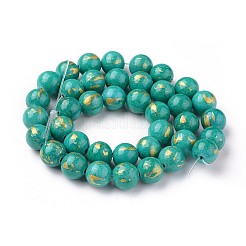 Chapelets de perles en jade Mashan naturel&nbsp;LS-G-F670-A02-10mm