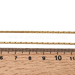 Colliers à maillons Boston en acier inoxydable 304 de 1.3 mm pour femmes et hommes&nbsp;NJEW-Z115-12G-03