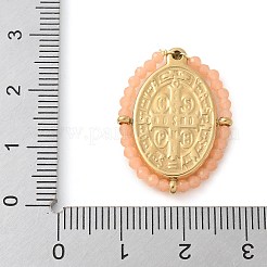 Ovale Jesus-Anhänger aus 304 Edelstahl mit Prägung&nbsp;STAS-L022-490G-04