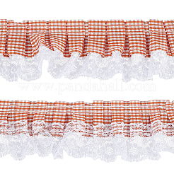 5 Yards Polyesterband mit Schottenmuster&nbsp;OCOR-GF0006-10D
