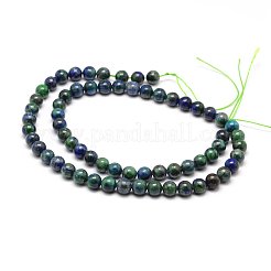 Natürliche Chrysokolla und Lapislazuli Perlen&nbsp;G-M279-08-4mm