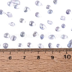 Cuentas de vidrio transparente electrochapa&nbsp;EGLA-Q138-01G