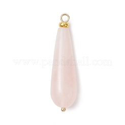 Pendentifs de quartz rose naturel&nbsp;PALLOY-JF04760-01
