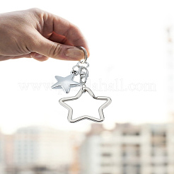 1 pz decorazioni pendenti in lega a forma di stella&nbsp;HJEW-LP0001-73