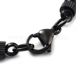 201 bracelets à maillons en acier inoxydable&nbsp;BJEW-Z023-02C
