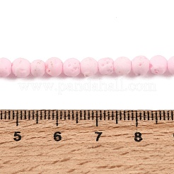 Colliers de perles de lave synthétiques teintées&nbsp;GG-CBAAE19-05A