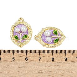 Emaille Anhänger Legierung&nbsp;PALLOY-P311-01D-G