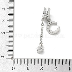 Pendentifs en laiton zircon cubique transparent&nbsp;CU-CBA9FFD-02C