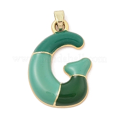 Pendente smaltati in lega&nbsp;ENAM-S023-01G-G