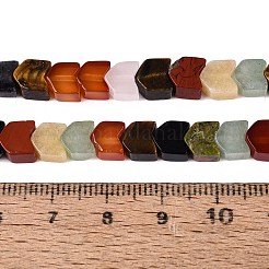 Naturelles et synthétiques mélangées perles de pierre brins&nbsp;G-Q608-22