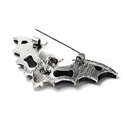 Spille da pipistrello in lega di stile tibetano&nbsp;JEWB-A021-01B-AS