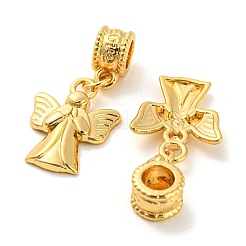 Tibetische Legierung europäische baumelnde Charms&nbsp;PALLOY-F199-32G