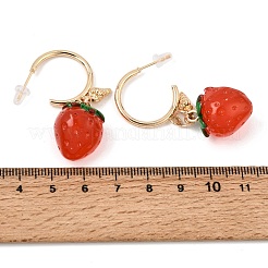 Boucles d'oreilles pendantes lumineuses en résine et alliage&nbsp;RE-CBAB555-01G-C