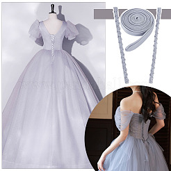 1 set di cerniere di ricambio per abiti da sposa da donna&nbsp;DIY-BC0009-93F