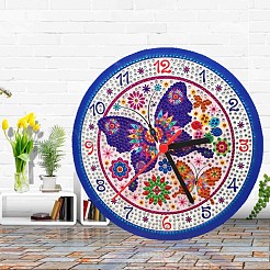 Kits de peinture au diamant bricolage 5d pour l'horlogerie&nbsp;DIY-F054-09